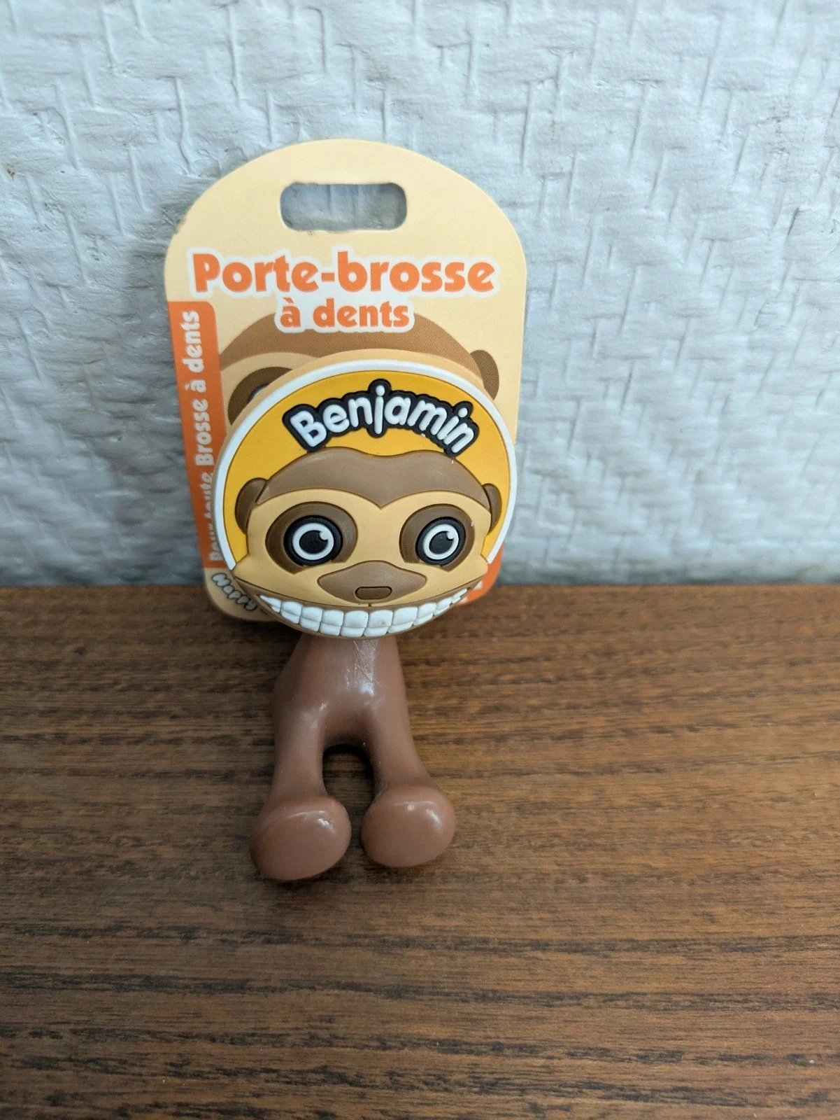 Porte brosse à dents au prénom Benjamin